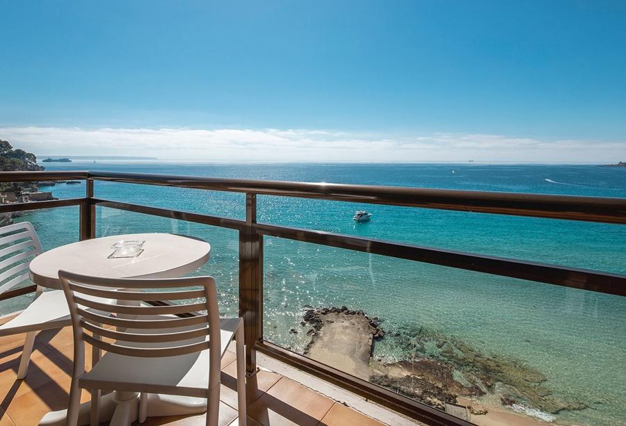 玛里文特仅限成人活跃酒店 帕爾馬 外观 照片 Balcony view of the sea