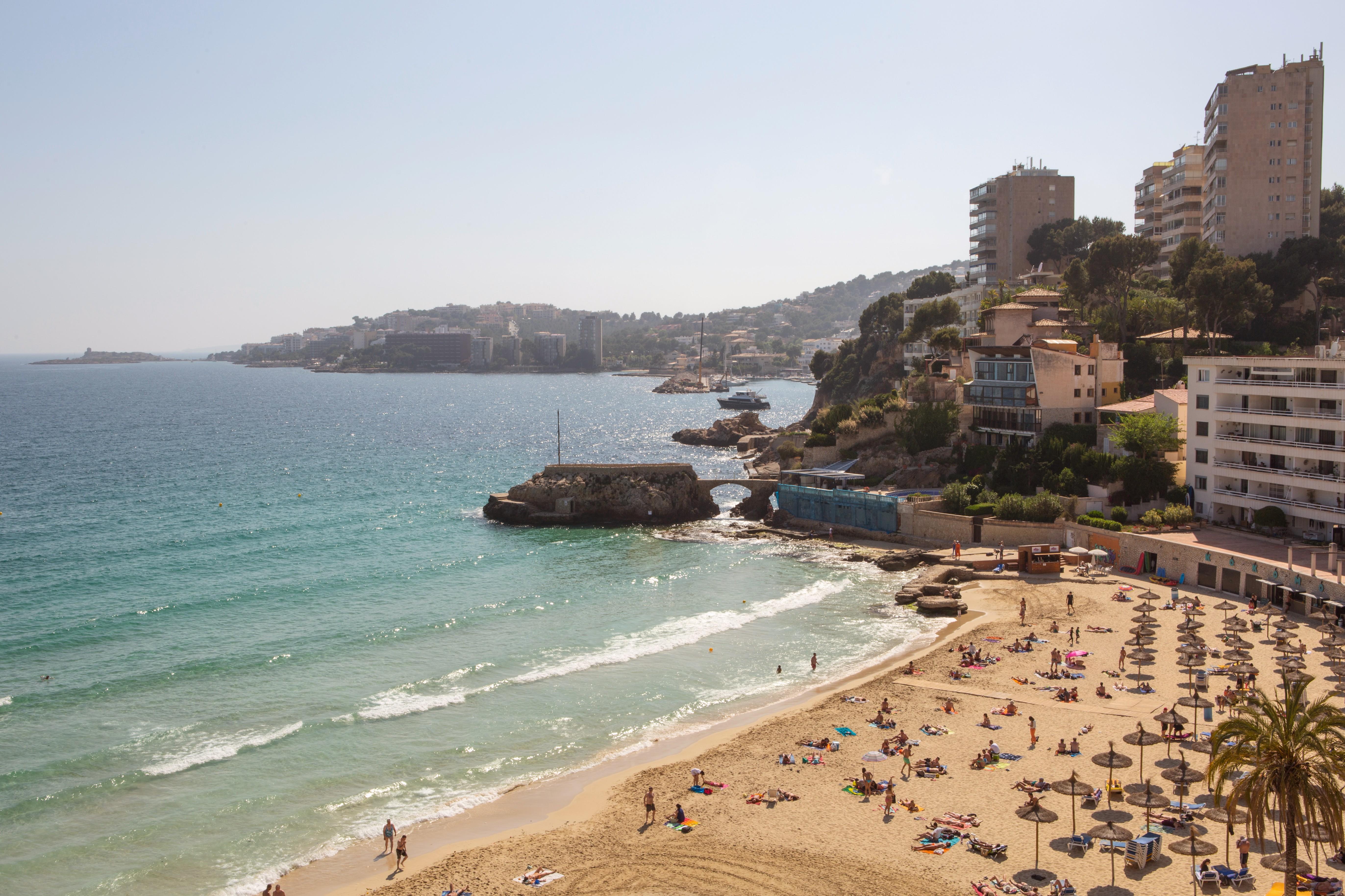 玛里文特仅限成人活跃酒店 帕爾馬 外观 照片 The beach at La Cala de Cala Gat