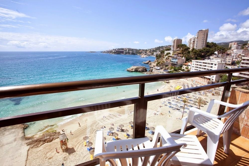 玛里文特仅限成人活跃酒店 帕爾馬 外观 照片 Balcony view of Cala Galdana